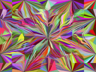 Sfondo con forme e colori astratti
