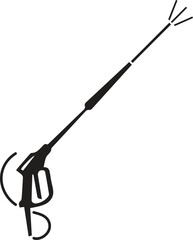 Pressure washer gun logo template