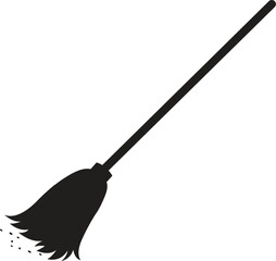 Broom sweeper graphic design template vector isolated