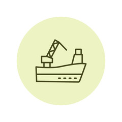 Shipping Crane vector, pixel perfect, illustrator file 
