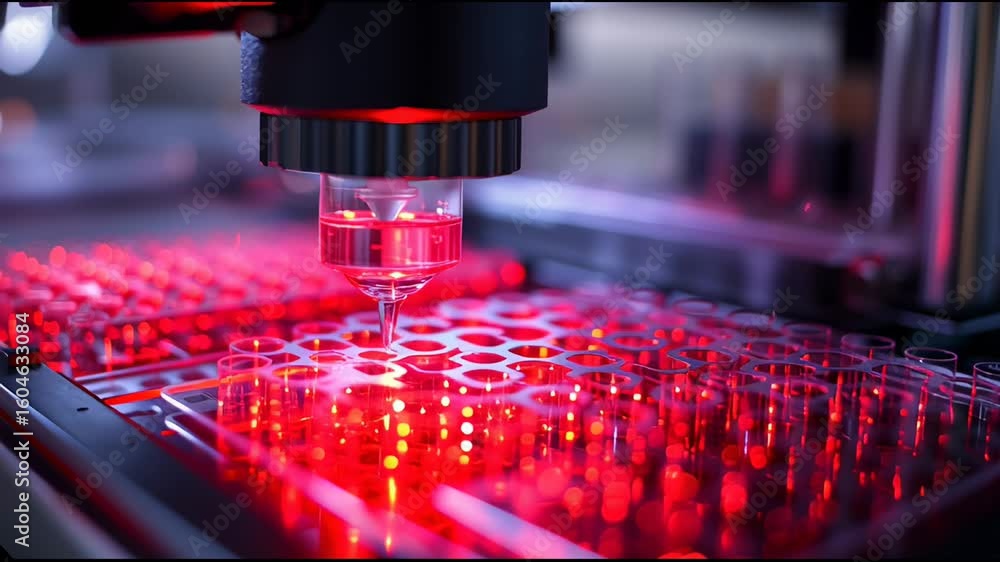 Poster bioprinting technology laboratory constructing organ prototypes with precise liquid dispensing glowi