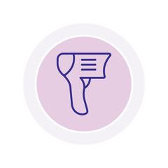 Barcode Machine vector, pixel perfect, illustrator file 
