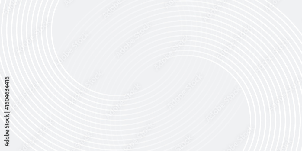 Canvas Prints abstract white glowing geometric lines on gray background. modern shiny blue circle lines pattern. f