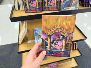 Naklejka premium Harry Potter and the Sorcerer's Stone Book Display