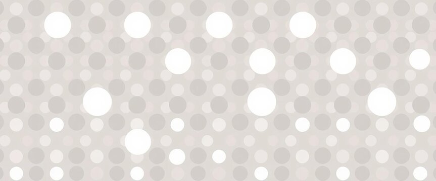 Seamless white & grey polka dot geometric retro background pattern,  design,  minimalist