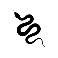 Naklejka premium Black silhouette of a stylized dragon head isolated on transparent background