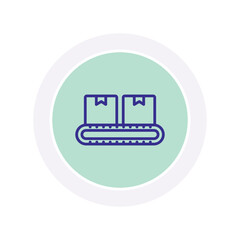 Conveyor Belt vector, pixel perfect, illustrator file 
