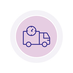 Delivery In-Time vector, pixel perfect, illustrator file
