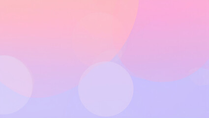 Soft pastel pink and purple abstract background, dreamy bokeh circles.