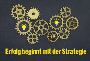 Erfolg beginnt mit der Strategie	
