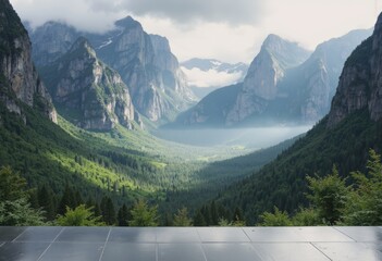 Majestic mountain landscape celebrating International Mountain Day