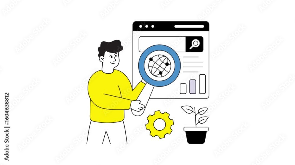 Poster Smart Web Search Mp4 Video Animated