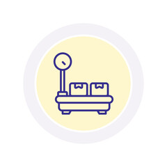 Platform Scale vector, pixel perfect, illustrator file 
