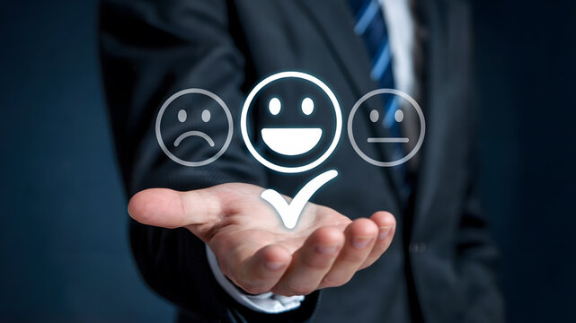 Unlock exceptional customer satisfaction with this powerful visual showcasing positive feedback and business success, driving growth and loyalty.