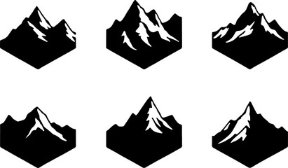 "Mountain Camping Silhouettes: Adventure Under the Stars"