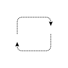 Reload, refresh arrows vector icon
