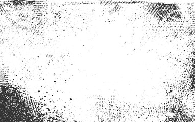 Fototapeta premium halftone dot pattern grunge overlay texture, black, halftone, old grunge black texture design. Grunge damage Dirty grainy and scratches. Distress transparent background.