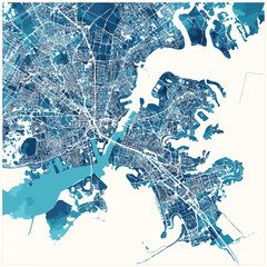 Boston city map