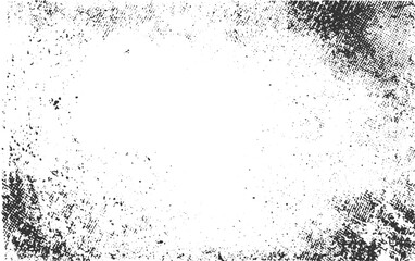 Subtle halftone grunge urban vector. Distressed, Abstract grunge texture. old canvas pattern textured for overlay or screen scratch effect, Dark transparent background.