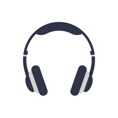Simple Illustration of Over-Ear Headphones