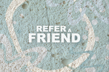 refer a friend sign 