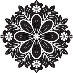 Fototapeta premium Floral mandala vector design art illustrator 