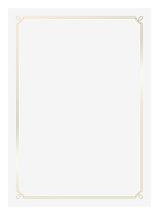 Luxury golden vector invitation card template 