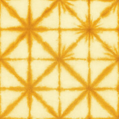 Handcrafted Shibori Indigo Dye Design - Traditional Japanese Textile Art with Abstract Patterns