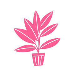 women's day pink plant vector
