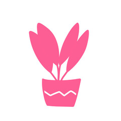 women's day pink plant vector