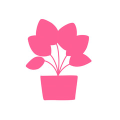 women's day pink plant vector