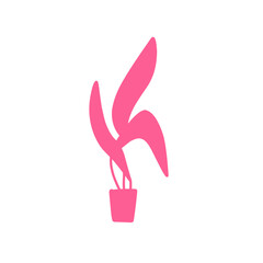 women's day pink plant vector