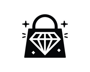 Glamorous Shopping An Elegant Icon for Luxury Purchases