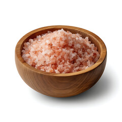 sea salt on a white background