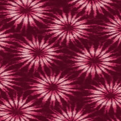 Handcrafted Shibori Indigo Dye Design - Traditional Japanese Textile Art with Abstract Patterns