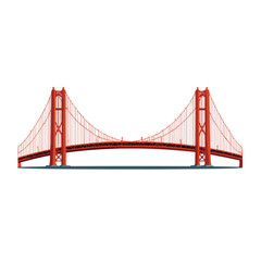 Fototapeta premium bridge isolated