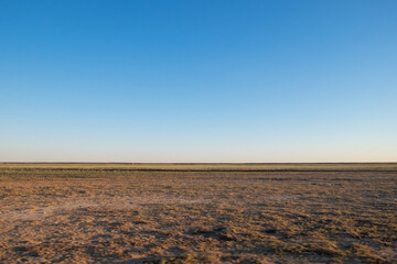 Kazakhstan Highway Sign with Distances