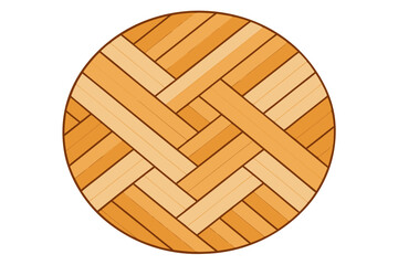 Vintage Parquet Wood Floor Herringbone Pattern