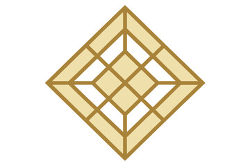 simple antique geometric tile repeat pattern  