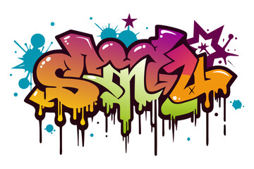 street graffiti pattern random spray paint
