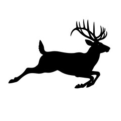 deer silhouette vector