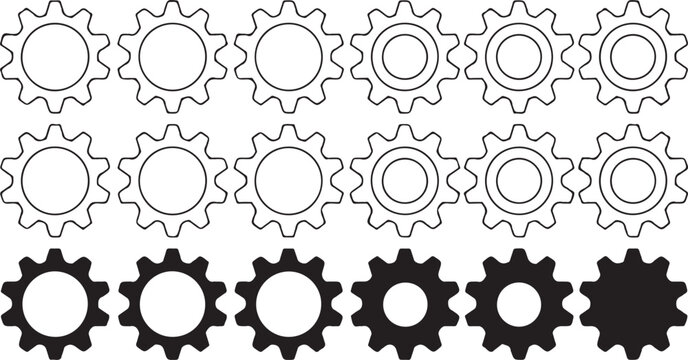 Interlocking gears mechanical components engineering