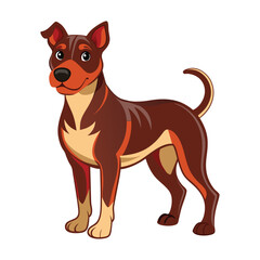 
Brutusdog Sitting Pose Vector Design for Branding