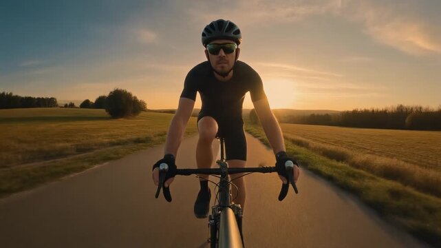 man on bike