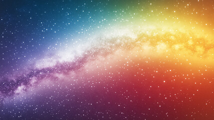 Space Milky Way concept background. Universe galaxy horizontal poster. Amazing cosmic wallpaper. Raster bitmap digital illustration. AI artwork.	