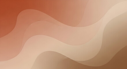 Smooth gradient in earth tones (terracotta to beige), modern abstract background