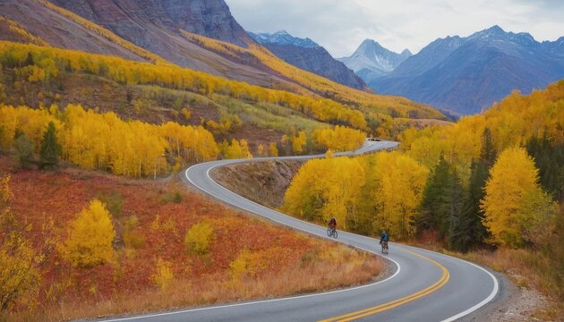 Colorful winding autumn road
3 - Powered by Adobe