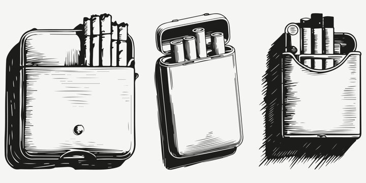 cigarette case drawing Cigarette-Case Images – Browse 1,495 Stock Photos, Vectors, and Video