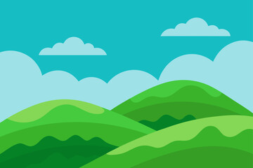 Fototapeta premium landscape with mountains