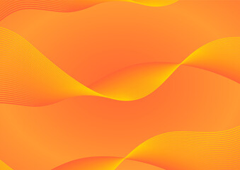 Orange Sunset Abstract Wave Background
(Desert Sunset) Lanscape Version